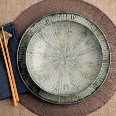 Arthur Krupp Serviesset Fusion Grey - 12-delig / 4 personen - 4 dinerborden, 4 ontbijtborden en 4 diepe borden