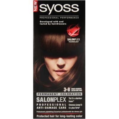 Syoss Color baseline 3-8 donker goudbruin haarverf 1 Set