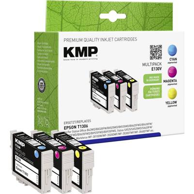 KMP Inktcartridge vervangt Epson T1302, T1303, T1304 Compatibel Combipack Cyaan, Magenta, Geel E130V 1618,4050 KMP Inktcartridge vervangt Epson T1302, T1303, T1304 Compatibel Combipack Cyaan, Magenta, Geel E130V 1618,4050
