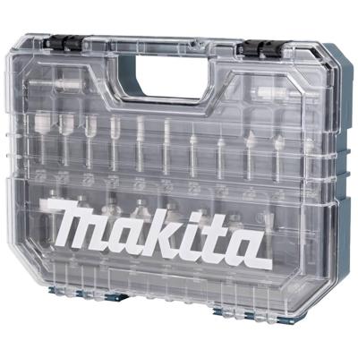 Makita Accessoires D-74778 | Frezenset | 8mm | 22-delig | In kunststof koffer - D-74778