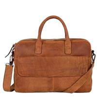 DSTRCT Wall Street Workingbag 17 inch-Cognac - thumbnail