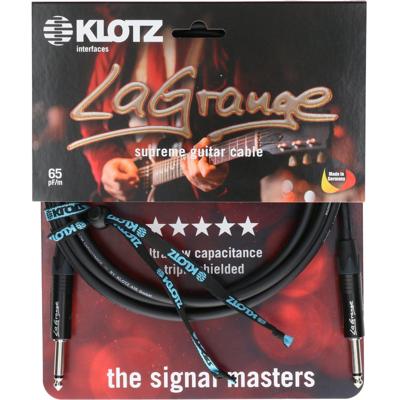 Klotz LA-PP0300 LaGrange gitaarkabel 3 meter recht - recht