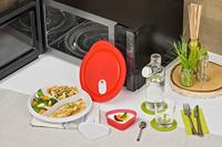 Rotho Micro Clever Magnetronbord 1.2L 26x4.8 cm Papaya Rood/Wit - thumbnail