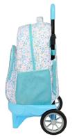 Schoolrugzak met Wielen Moos Fiori Multicolour 33 x 45 x 22 cm - thumbnail