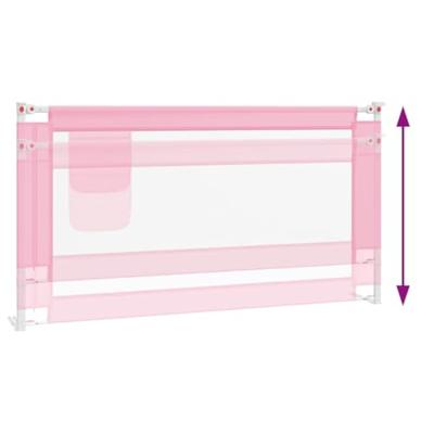 VidaXL Bedhekje peuter 160x25 cm stof roze