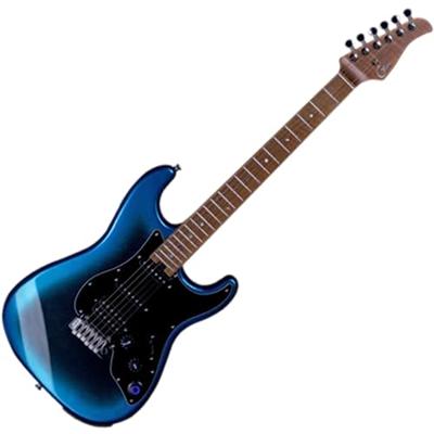 Mooer GTRS Guitars Professional 801 Dark Night Intelligent Guitar met gigbag