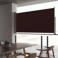 VidaXL Tuinscherm uittrekbaar 80x300 cm bruin - thumbnail