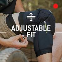 G-FORM knie protectie "pro rugged 2" knee prot. pro rugged 2 xxl black - thumbnail