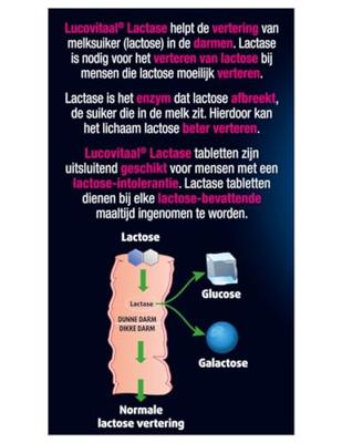 Lucovitaal Lactase 7.000 FCC Tabletten - thumbnail