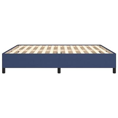 Bedframe zonder matras stof blauw 160x200 cm