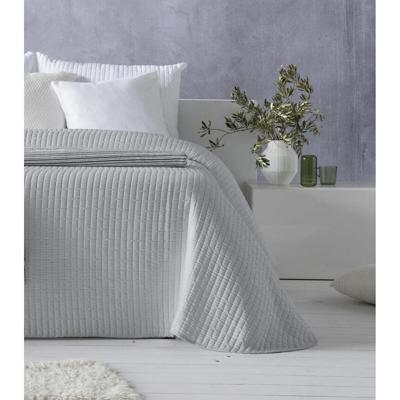Sprei Hosteline AGNES Parelgrijs Bed van 135 (1 Onderdelen)