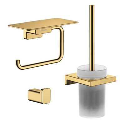 Hansgrohe Addstoris toiletaccessoireset - driedelig - Gold optic SW647639/SW647637/SW651111 Hansgrohe Addstoris toiletaccessoireset - driedelig - Gold optic SW647639/SW647637/SW651111