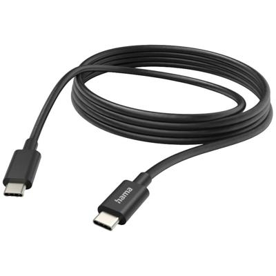 Hama Oplaadkabel USB-C - USB-C 3 M Zwart