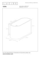 Lucide XERA - Wandlamp - 1xG9 - Wit - thumbnail