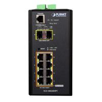 PLANET IGS-10020HPT network switch Managed L2+ Gigabit Ethernet (10/100/1000) Power over Ethernet (PoE) Black, White - thumbnail