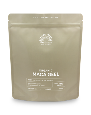 Mattisson HealthStyle Biologische Maca Poeder Mattisson HealthStyle Biologische Maca Poeder