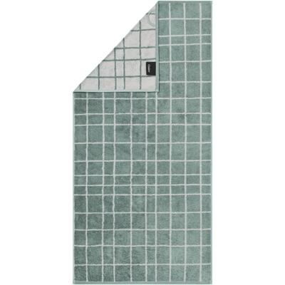 Cawö Cawo Atelier Allover print Douchelaken 70/140 fjord