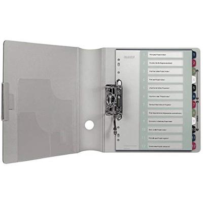 Leitz 1238 Style Register DIN A4 1-12 Polypropyleen Meerdere kleuren 12 tabbladen Extra breed, PC-beschrijfbaar 1238-00-00 Leitz 1238 Style Register DIN A4 1-12 Polypropyleen Meerdere kleuren 12 tabbladen Extra breed, PC-beschrijfbaar 1238-00-00