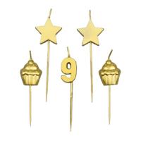 Paperdreams Taartkaarsjes - 9 jaar - thumbnail