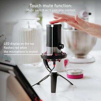 CHERRY UM 6.0 ADVANCED Zwart, Zilver Tafelmicrofoon