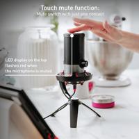 CHERRY UM 6.0 ADVANCED Zwart, Zilver Tafelmicrofoon - thumbnail