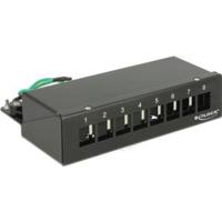 DeLOCK Keystone Desktop Patch Panel 8 Port patchpaneel - thumbnail