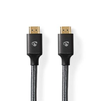Nedis CVTB35000GY30 HDMI kabel 3 m HDMI Type A (Standaard) Zwart