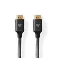 Nedis CVTB35000GY30 HDMI kabel 3 m HDMI Type A (Standaard) Zwart - thumbnail