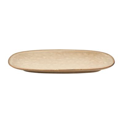 Bord ovaal Toscane - beige - 25.5x12 cm