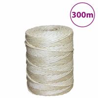 VidaXL Touw 2 mm 300 m 100% sisal - thumbnail
