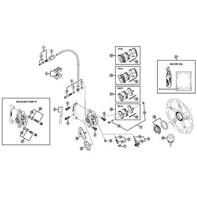 Shimano Replacement Pins for PD-T8000 / PD-EH500 (8 pieces)