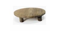 Plateau teak naturel 25x7 cm - thumbnail