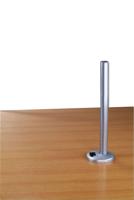 LINDY Desk Clamp Pole Monitor-tafelbeugel 1-voudig Zilver Vast - thumbnail
