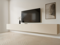 Tv-meubel KINGSTON 2 klapdeuren 245 cm kasjmier - thumbnail