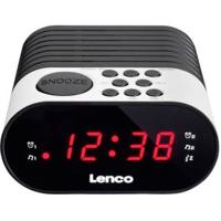 Lenco CR-07 Wekkerradio Wit - thumbnail