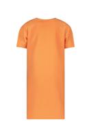 Tygo & Vito Meisjes jurk - Nelly - Neon koraal - thumbnail