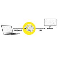 ROLINE Beeldscherm Adapter USB Type C - HDMI, M/F 4K2K - thumbnail