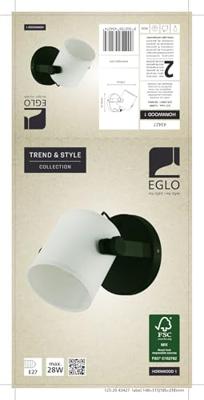 Eglo Strak wandlampjeHornwood 1 - 43427