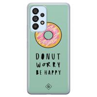 Samsung Galaxy A33 siliconen hoesje - Donut worry - thumbnail