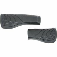 Herrmans line dd36 - ergonomisch verstelbaar fiets handvat zwart/grijs 124/90mm - thumbnail