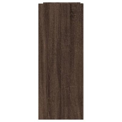 Wandtafel 100x35x90 cm bewerkt hout bruin eikenkleurig Wandtafel 100x35x90 cm bewerkt hout bruin eikenkleurig
