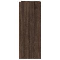 Wandtafel 100x35x90 cm bewerkt hout bruin eikenkleurig - thumbnail