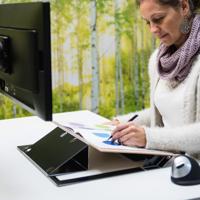 R-Go documentenhouder Read2Write, eikenhout - thumbnail