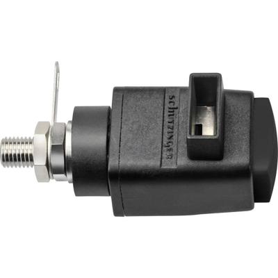 Schützinger SDK 5230 / SW Veiligheids-sneldrukklem Zwart 16 A 1 stuk(s)