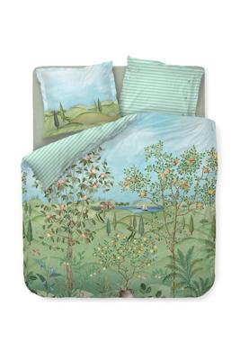 Pip Studio Pip Studio La Campagna Dekbedovertrekken- Green 140x200/220 cm