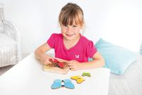 Beleduc houten lagenpuzzel vlinder - thumbnail