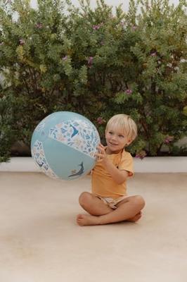 Little Dutch Strandbal Ocean Dreams Blauw 35cm