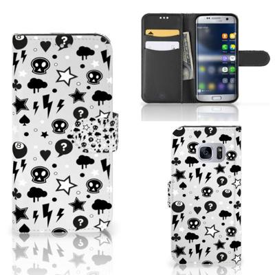 Telefoonhoesje met Naam Samsung Galaxy S7 Silver Punk
