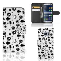 Telefoonhoesje met Naam Samsung Galaxy S7 Silver Punk - thumbnail