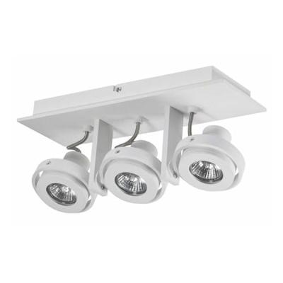 Artdelight GU10 opbouwspotMeist 3-lichts wit - PL MEIST3-B WIT